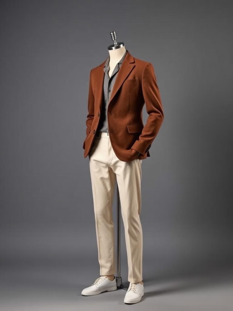 Smart casual blazer and chinos